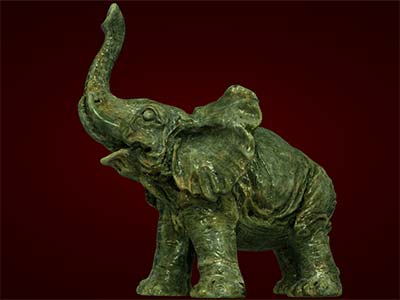 Tượng con voi, Trang trí bàn làm việc công sở - Tượng voi phong thủy