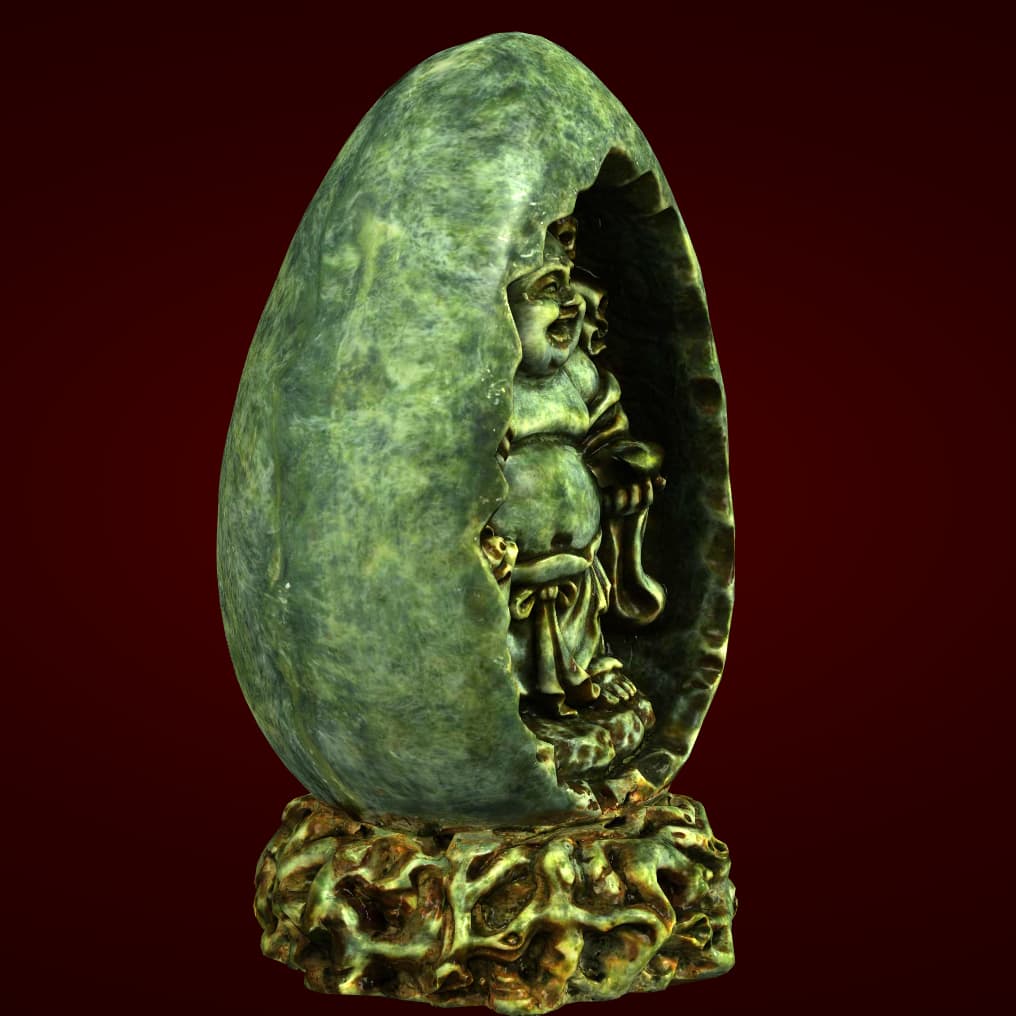 Phật Di Lặc hình trứng